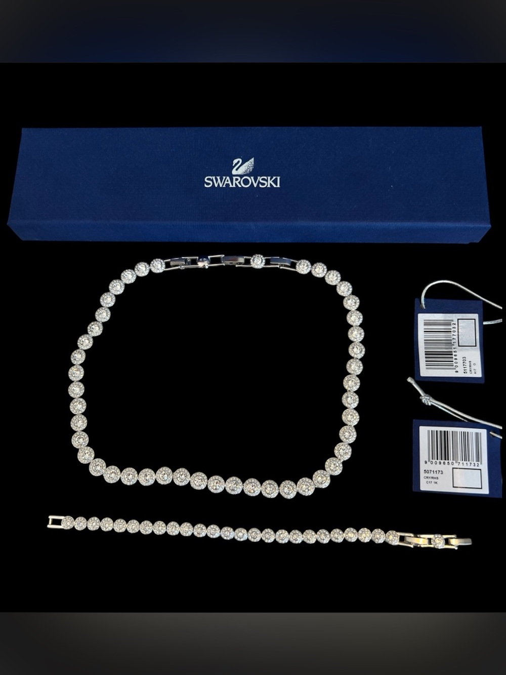 Swarovski Necklace & Bracelet Una Angelic Set